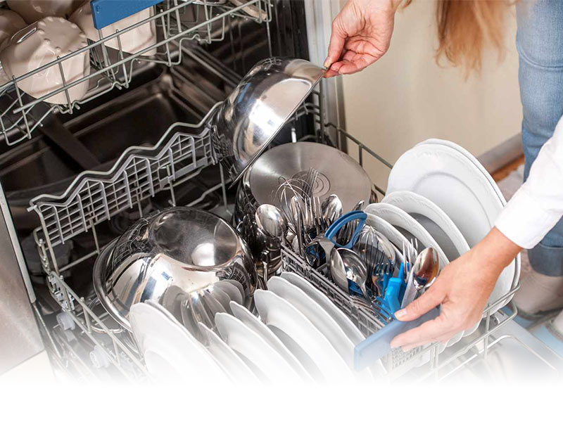 چیدمان نامناسب ظروف، علت خشک نکردن ماشین ظرفشویی