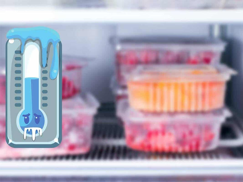 یخ زدن مواد غذایی در یخچال علت چیست؟
