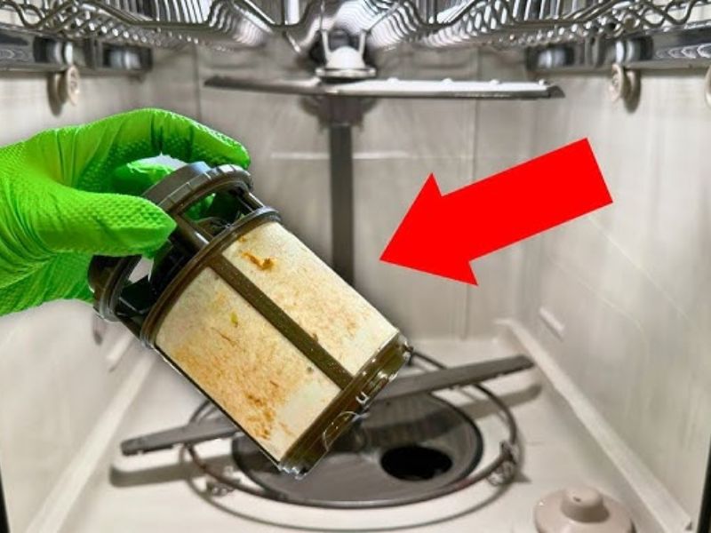 از بین بردن لکه‌ های زنگ در ماشین ظرفشویی